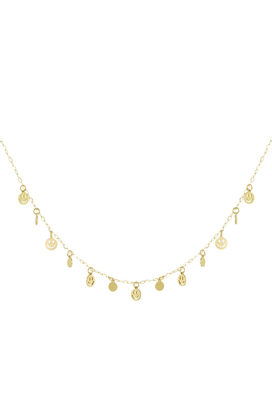necklace smile & shine Gold Color