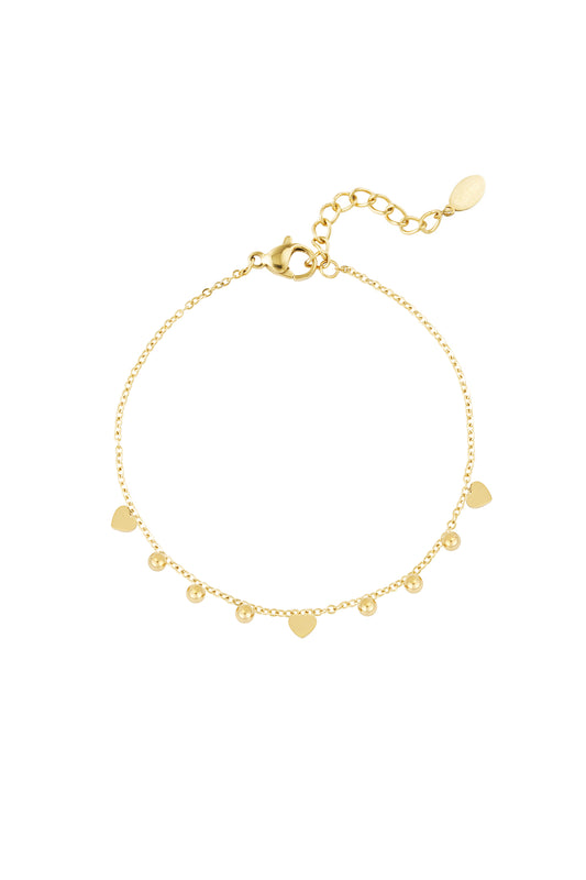 twinkle of love bracelet Gold Color