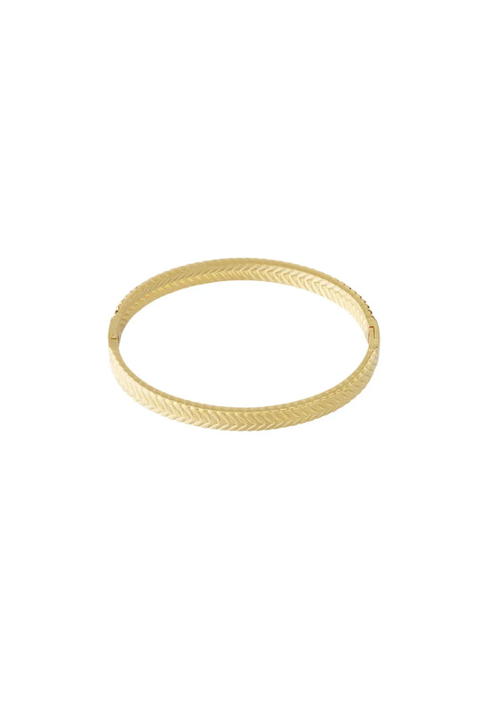 Braided bangle Gold Color