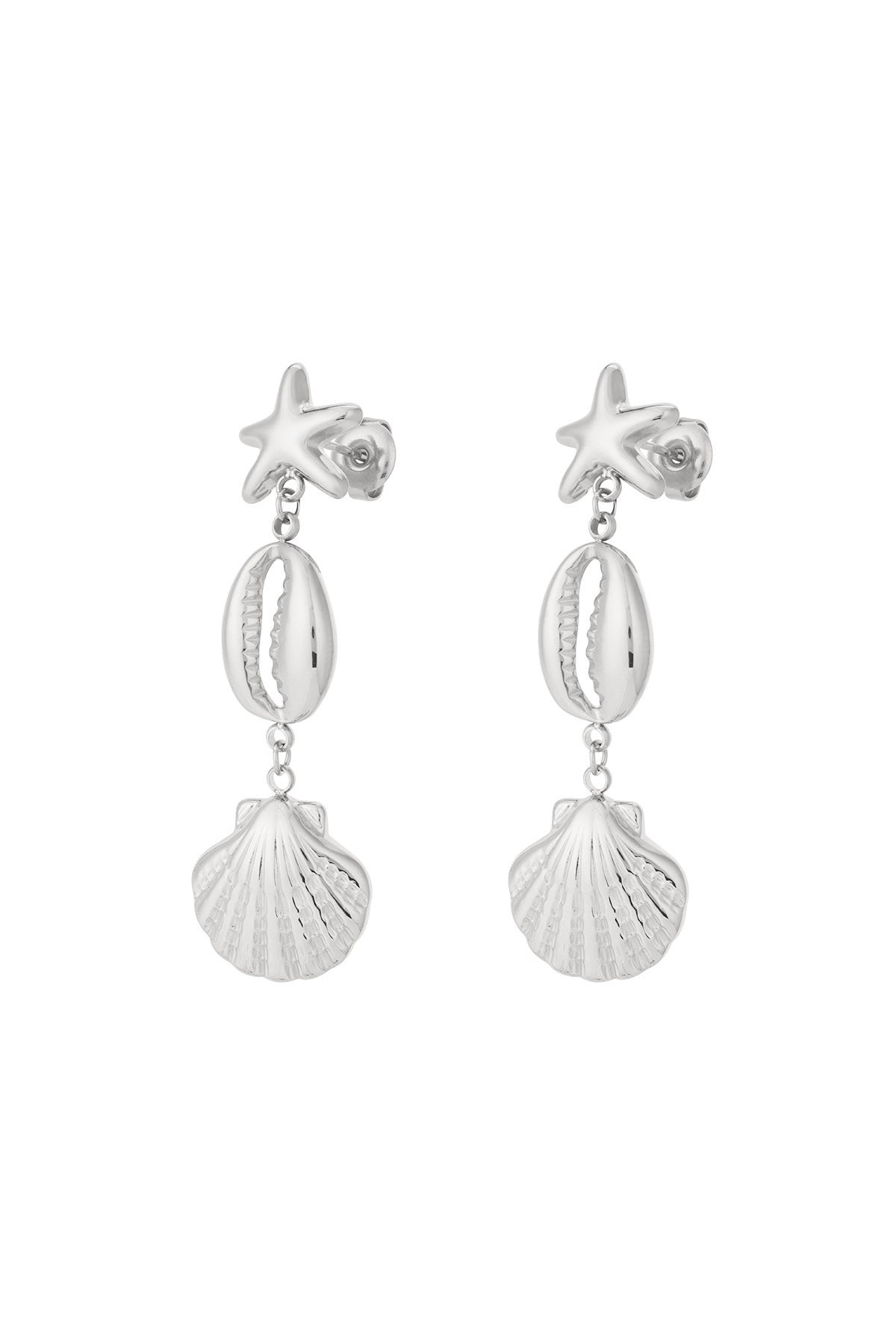 Sea vibe Earring Silver Color