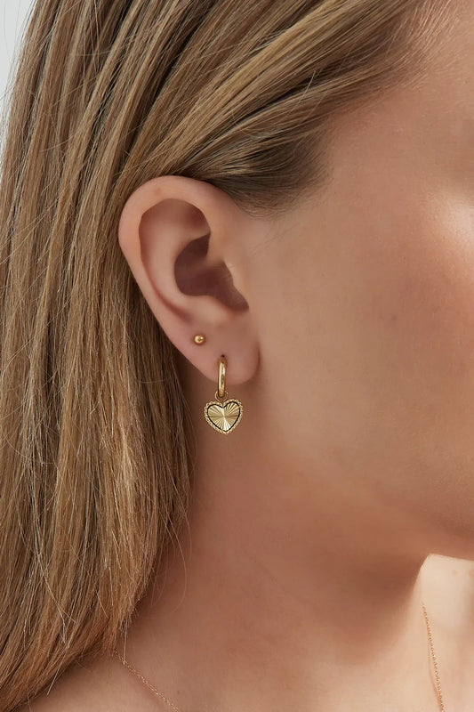 earrings hearts hope