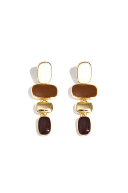 Alloy Dangle Earrings Irregular Shape Classic Daily Classic Series Women's jewelry Gold Color