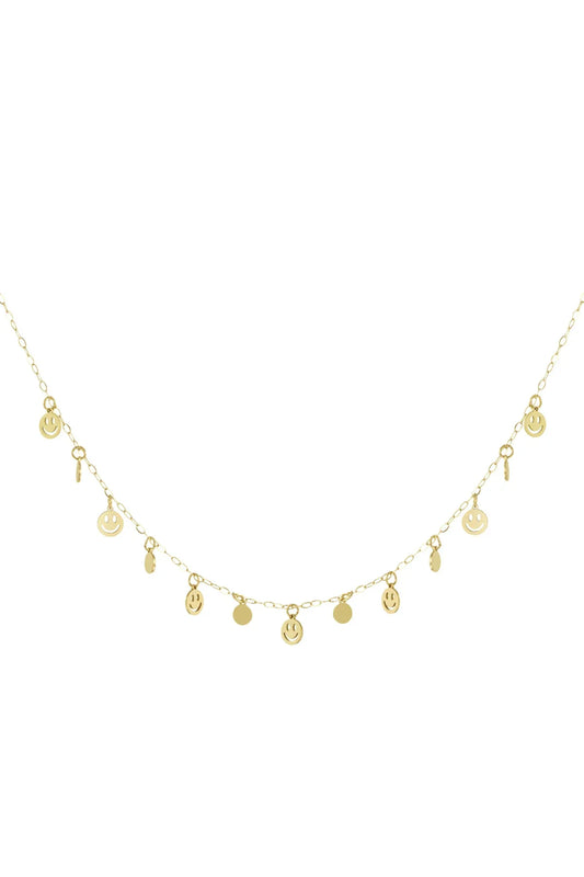 necklace smile & shine Gold Color