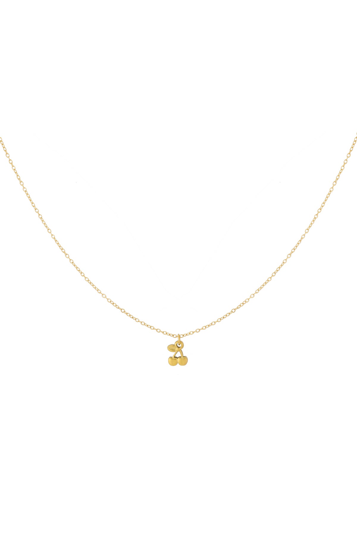 cherry necklace Gold Color