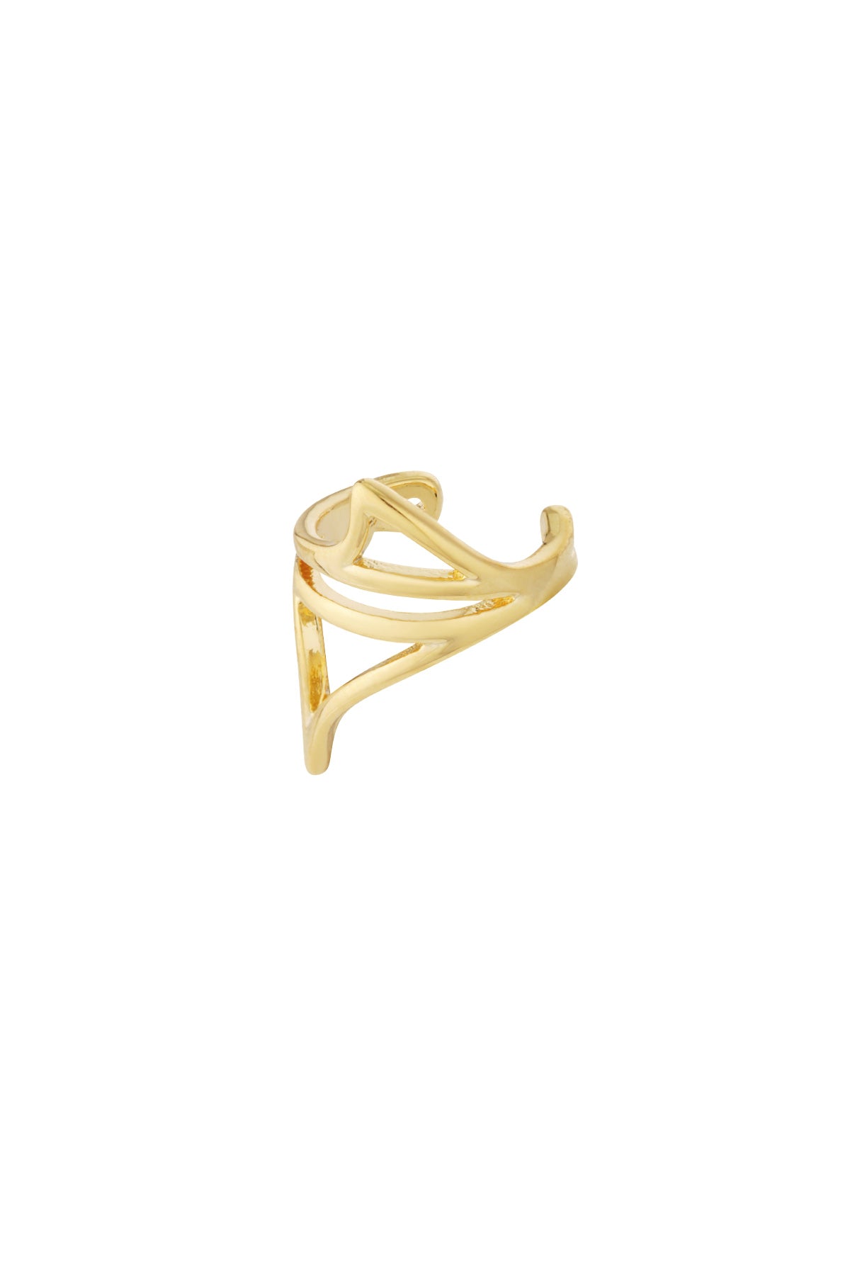 Geometric Ear Cuff Gold Color