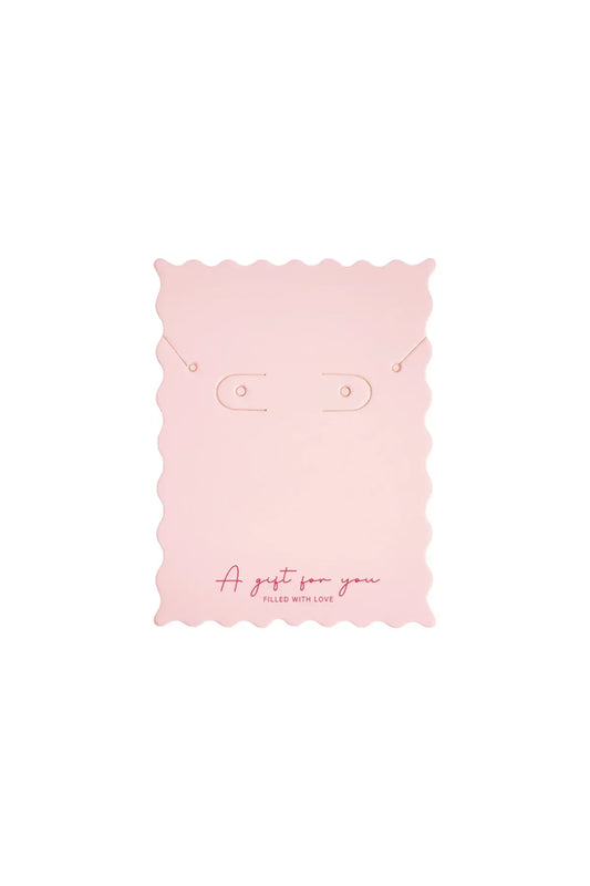 A gift for you Packaging cards Pink