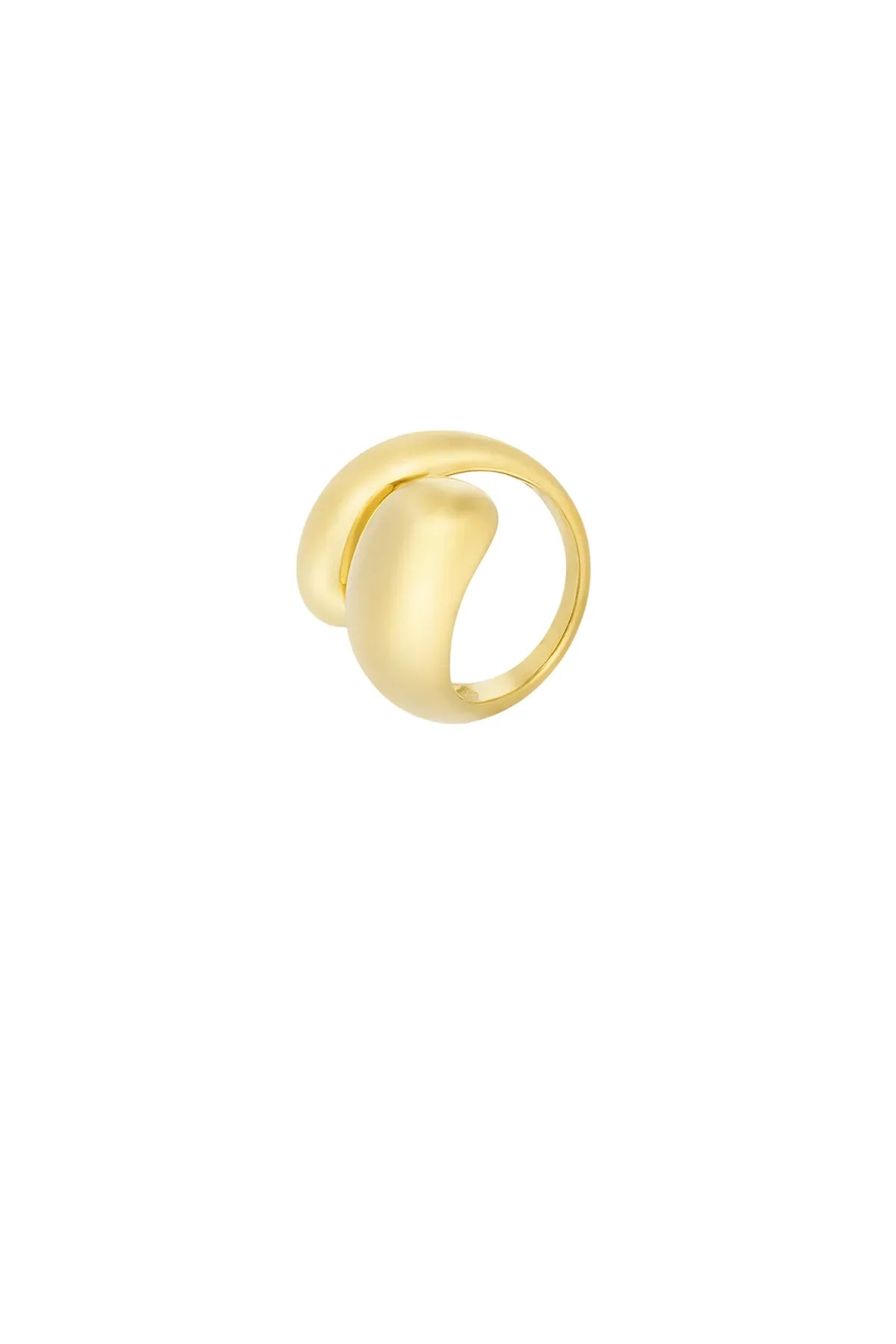connected soul ring Gold Color One Size