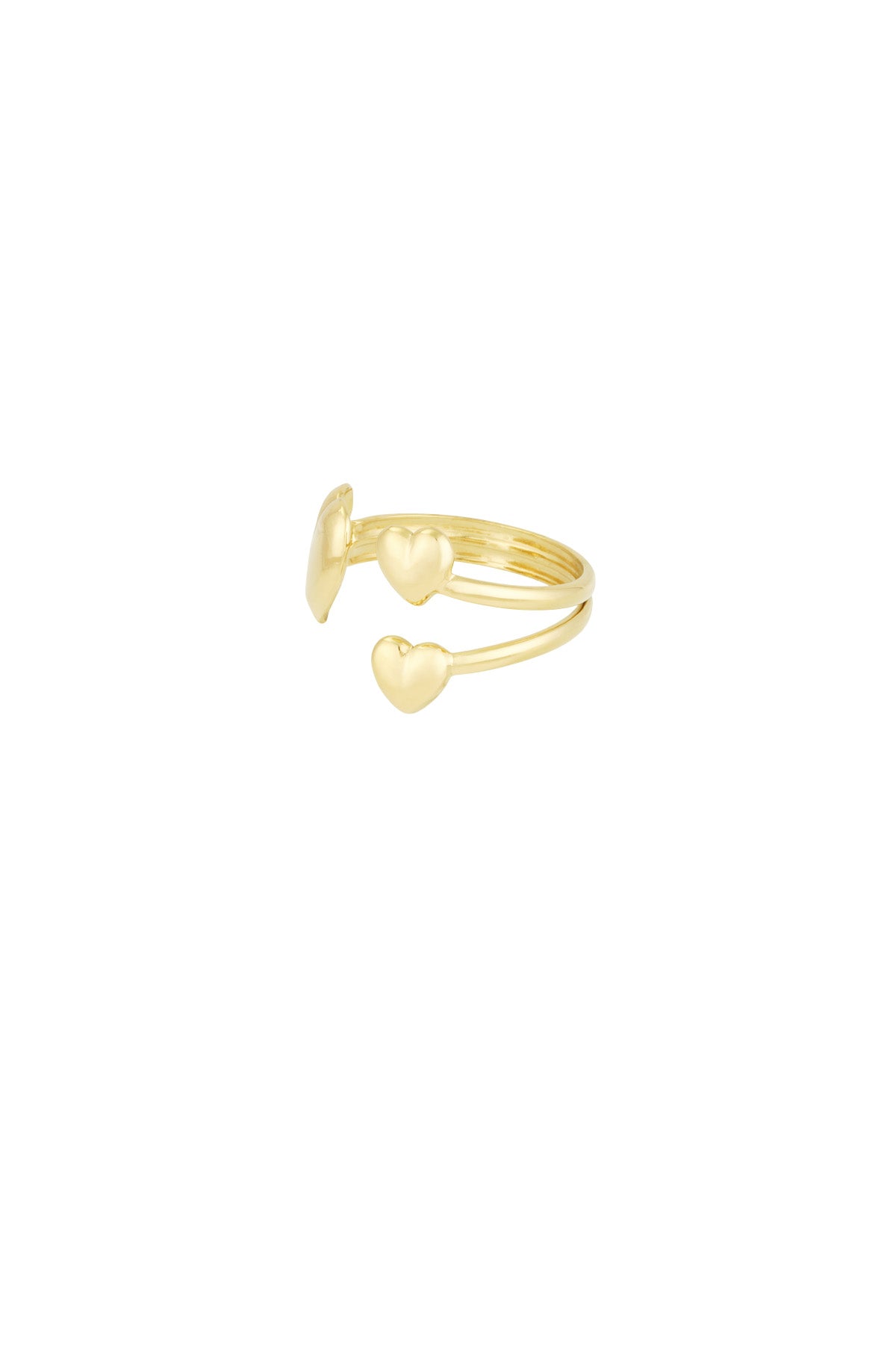 Triple Heart Ring