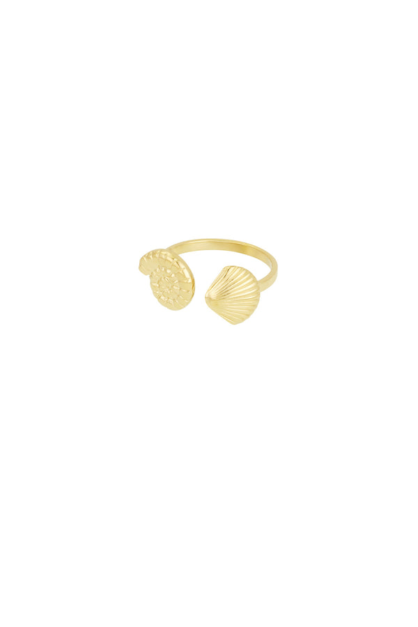 beach vibe ring Gold Color One Size