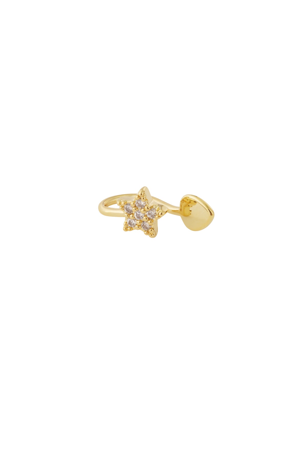 Star Nose Cuff Gold Color