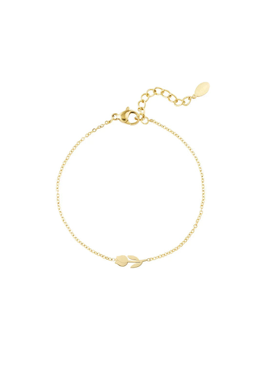 tulip bracelet Gold Color
