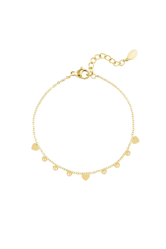 twinkle of love bracelet Gold Color