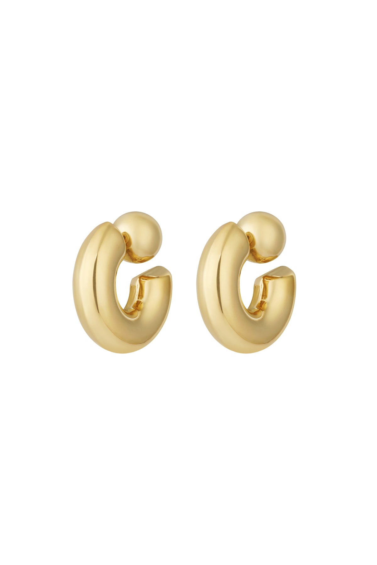 Hoop Earrings circle Casual Daily Simple Series Women's jewelry Gold Color