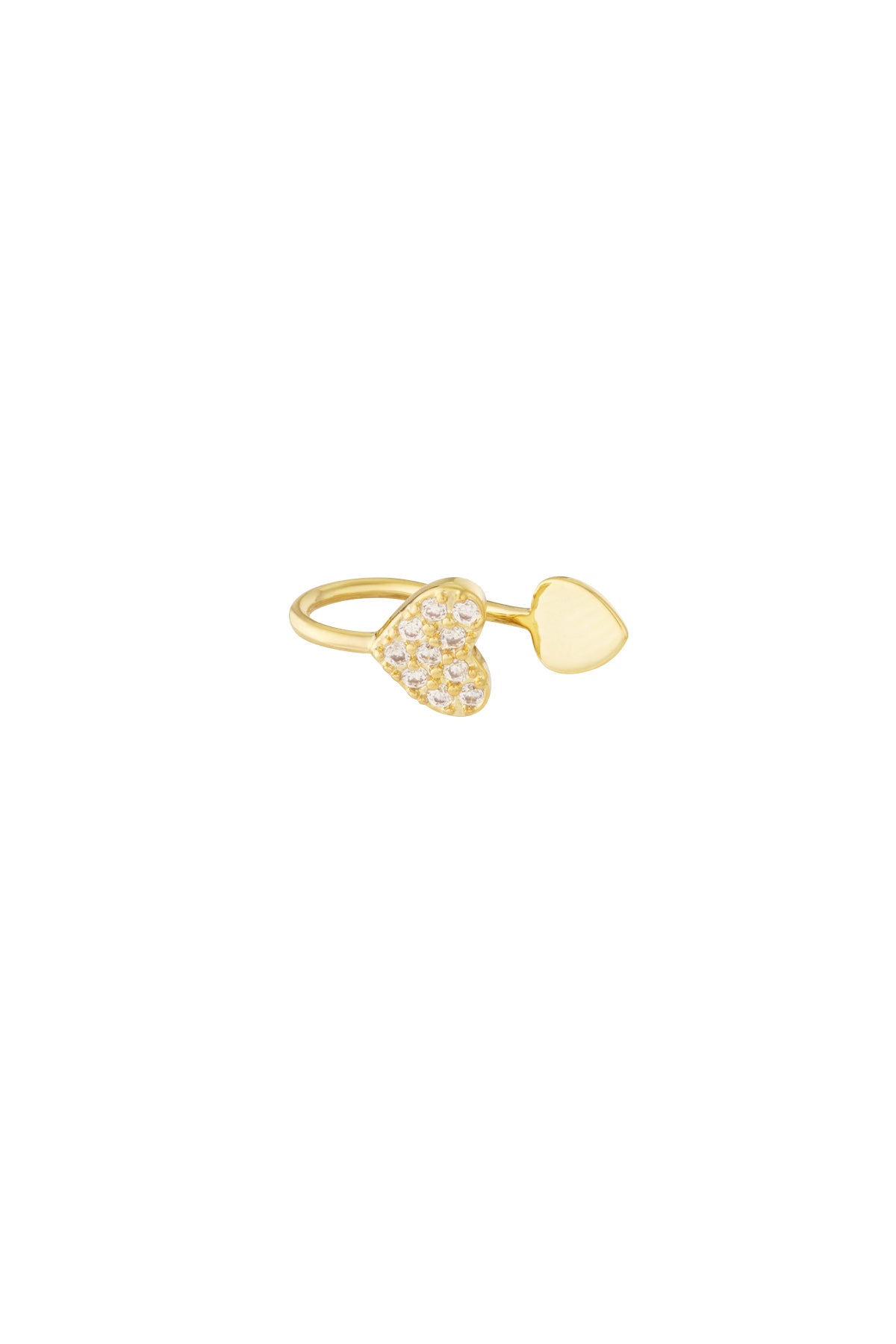 Heart Nose Cuff Gold Color