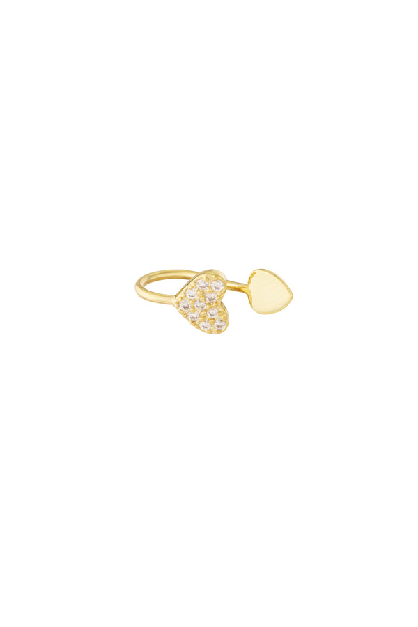 Heart Nose Cuff Gold Color