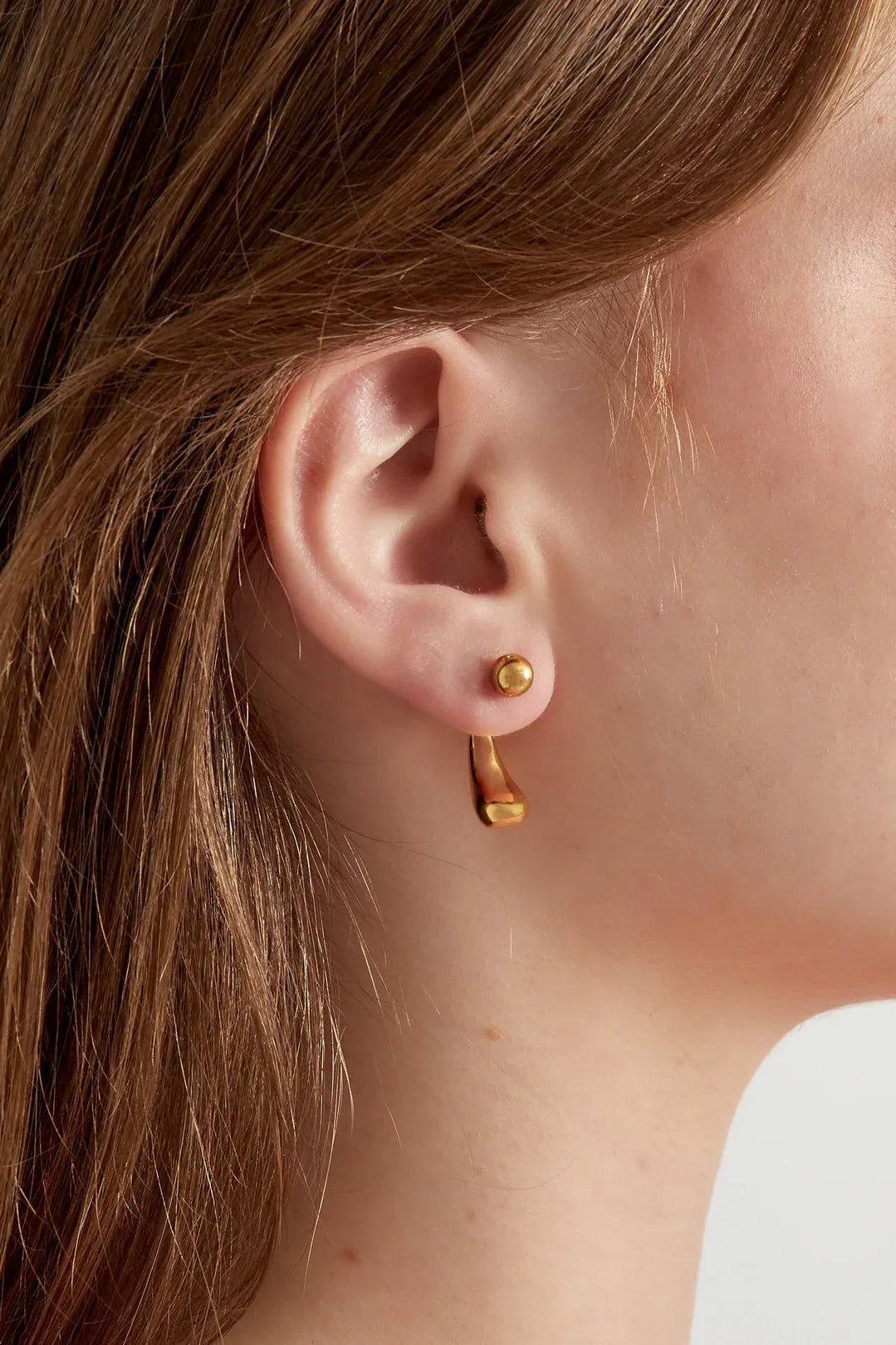 Satisfied Gold Earrings