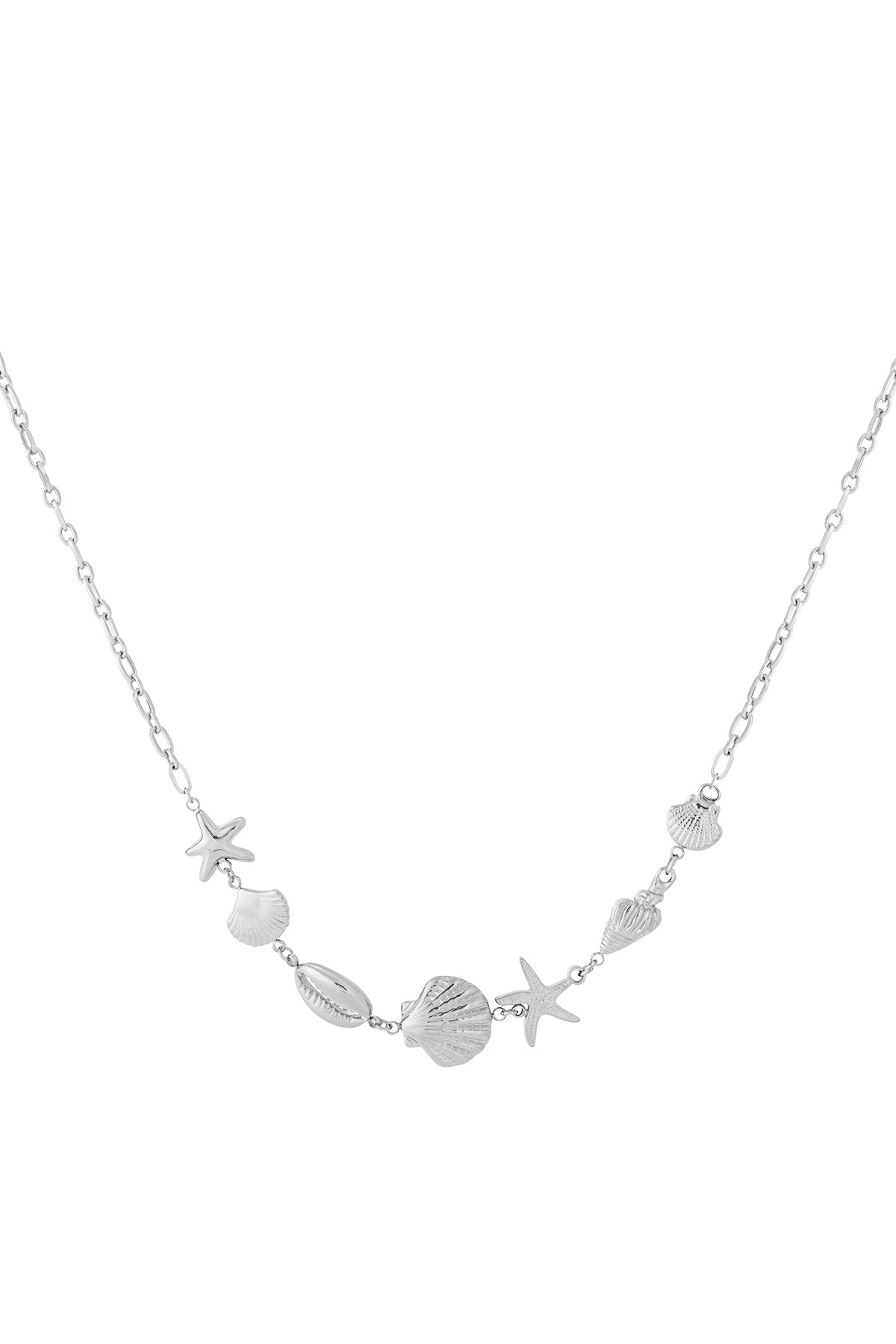 Ocean Breeze Necklace Silver Color