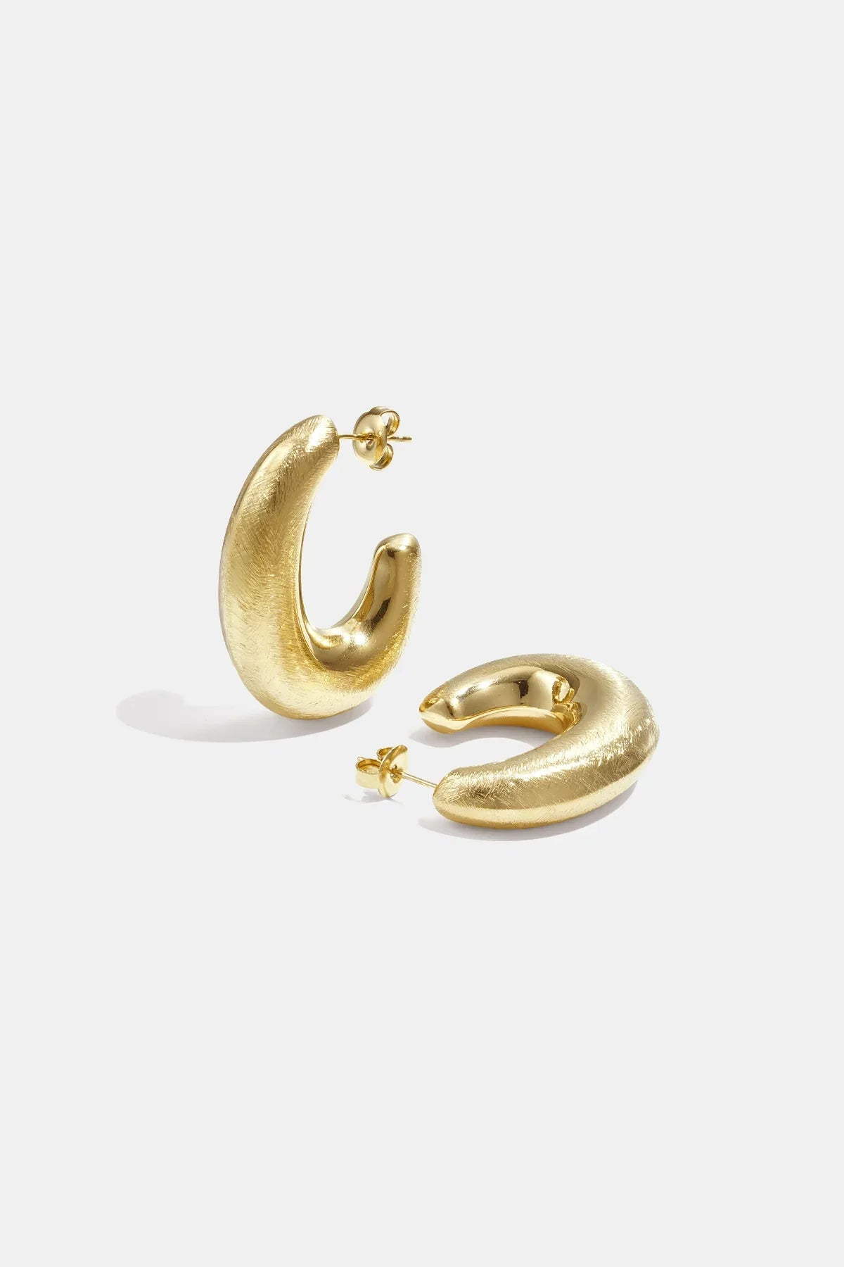 Hoop Earrings circle Casual Daily Simple Series Women's jewelry Gold Color
