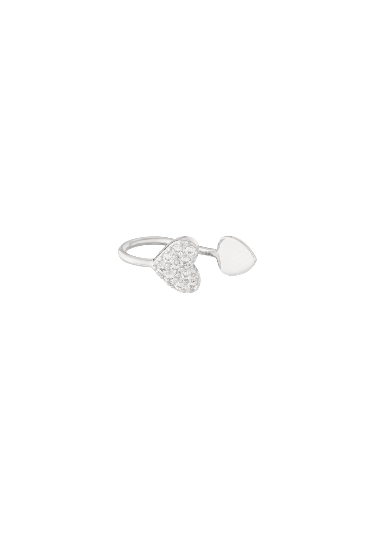 Heart Nose Cuff Silver Color