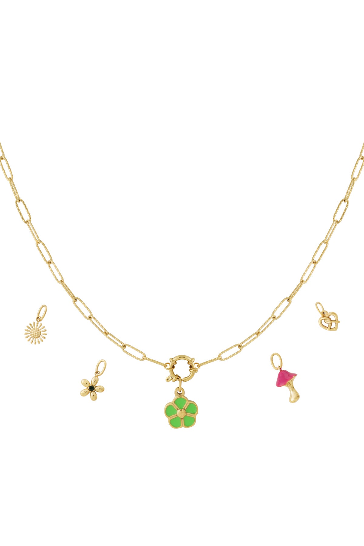 Clover DIY necklace Gold Color