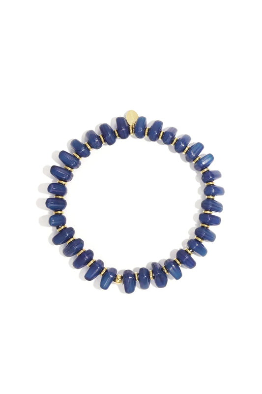 Acrylic Beaded Bracelets Beads Casual Daily Women's jewelry Navy Blue