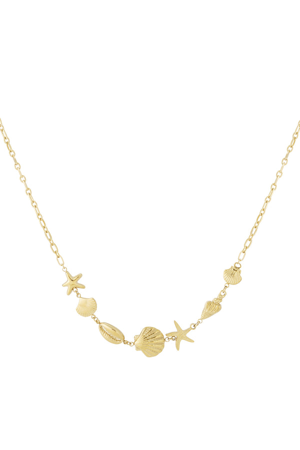 Ocean Breeze Necklace Gold Color