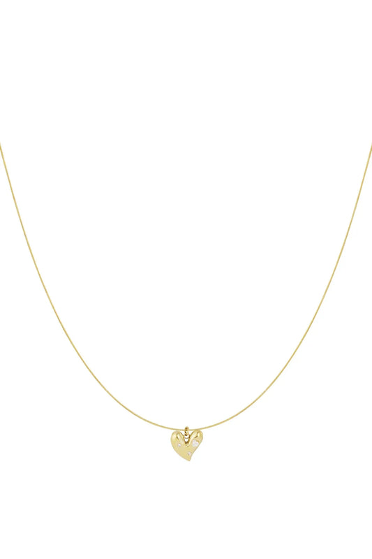 Lucky Charm Necklace Gold Color
