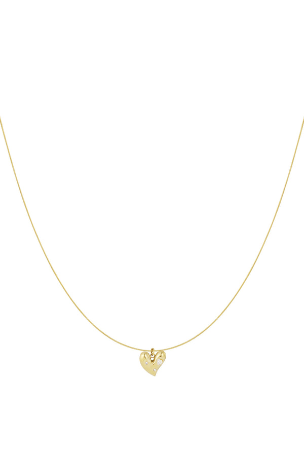 Lucky Charm Necklace Gold Color
