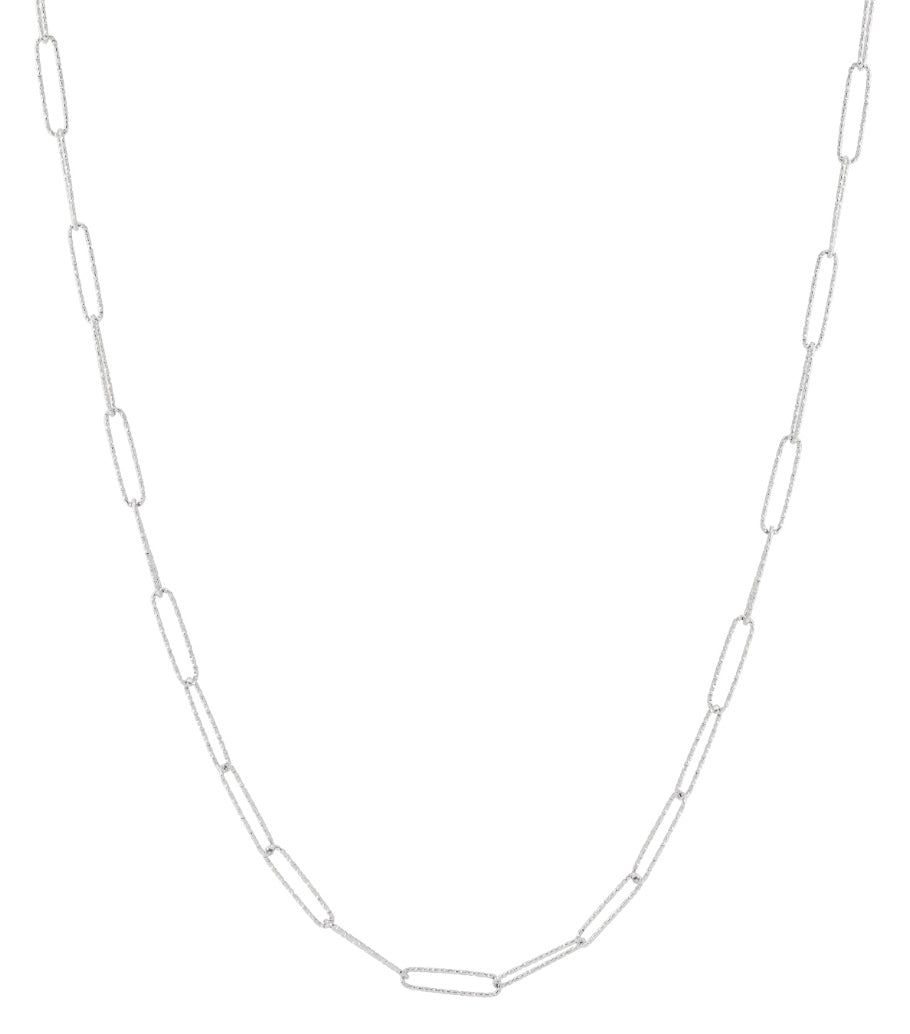 Everyday Chain Necklace Silver Color